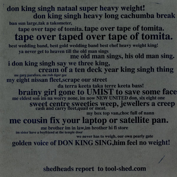 Toolshed - Pazuzu / Don King Singh