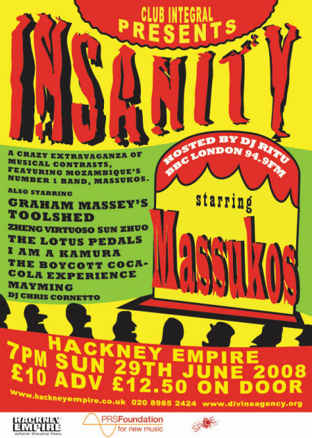 Toolshed Live - Insanity - Club Integral - Hackney Empire - London