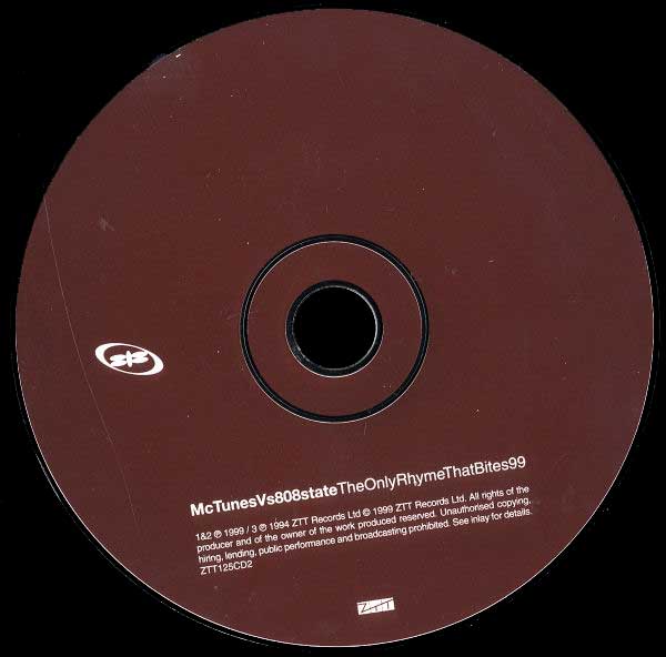 MC Tunes vs. 808 State - The Only Rhyme That Bites 99