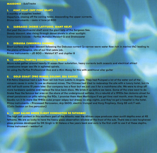 Massonix - Subtracks