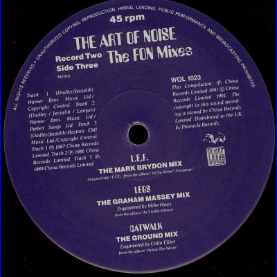 The Art Of Noise - The Fon Mixes