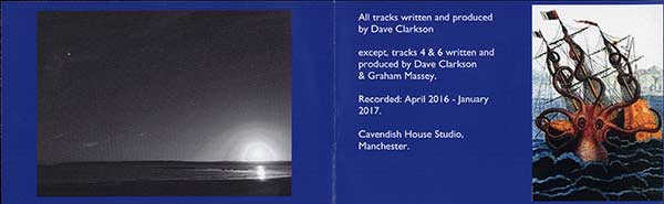 Dave Clarkson - A Blue Guide to Shore Ghosts and Sea Mystery - UK CD - Inner