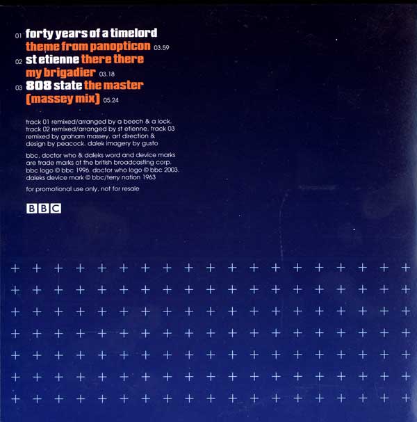 Various - Resistance Is Futile - Doctor Who Remixed - UK CD - Back Cover