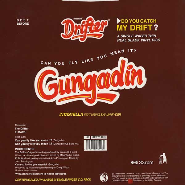 Intastella - Drifter - UK 12" Single - Back