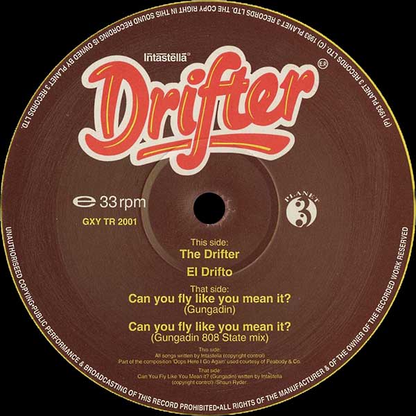 Intastella - Drifter - UK 12" Single - Side A