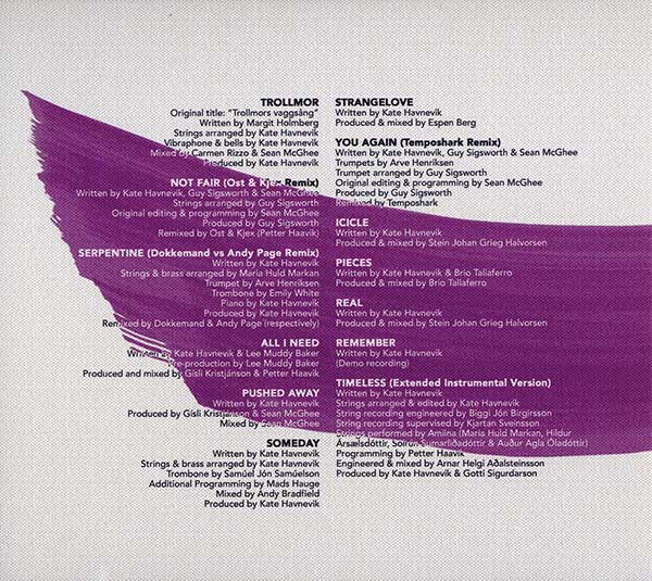 Kate Havnevik - Residue - UK 2xCD - Front