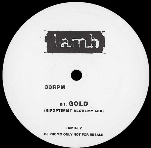 Lamb - Gold - UK Promo 12" Single - Side B