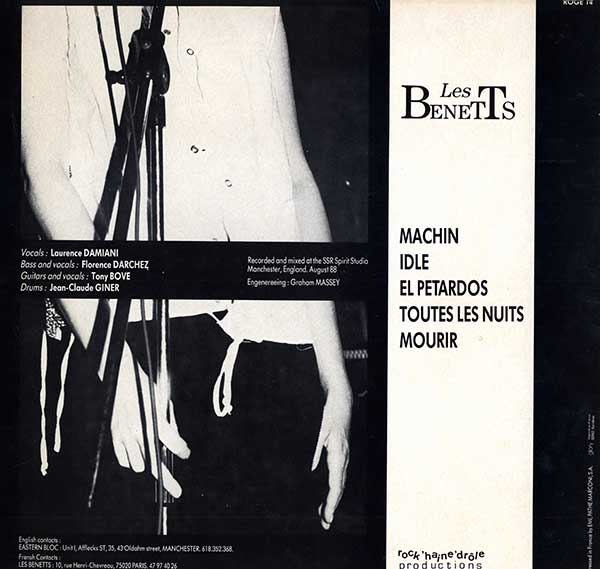 Les Benetts - Machin - French 12" - back