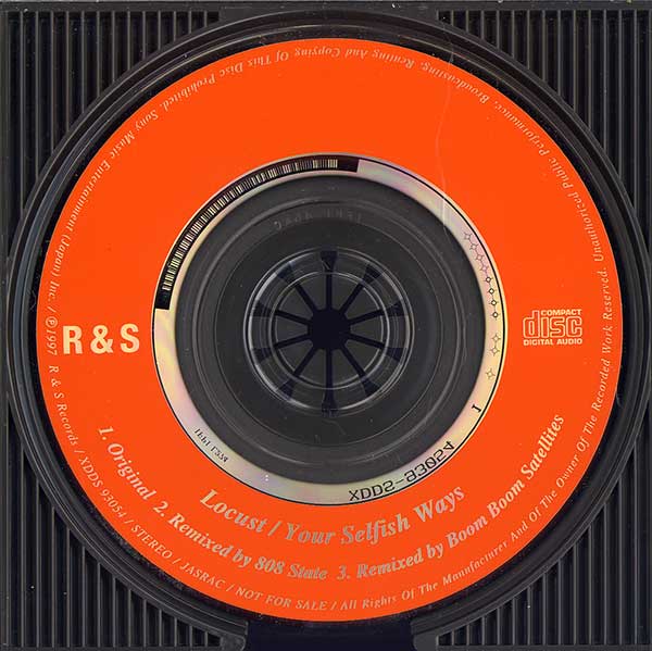 Locust - Your Selfish Ways - Japanese Promo CD Single / Floppy Disk - CD