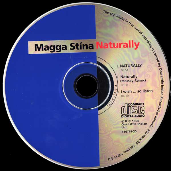 Magga Stina - Naturally - UK CD Single - CD