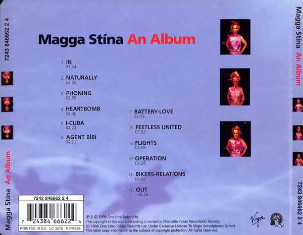 Magga Stina - An Album - EU CD - Back