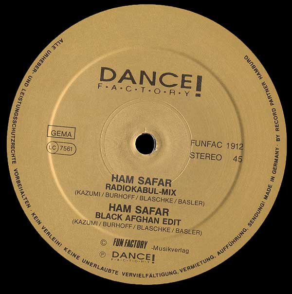 Mohamed - Ham Safar - Dance Factory - German 12" - Side B