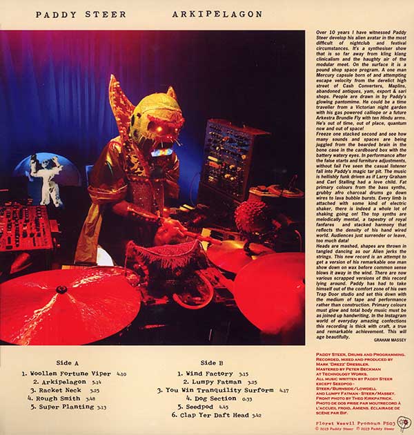 Paddy Steer - Arkipelagon - UK LP - back