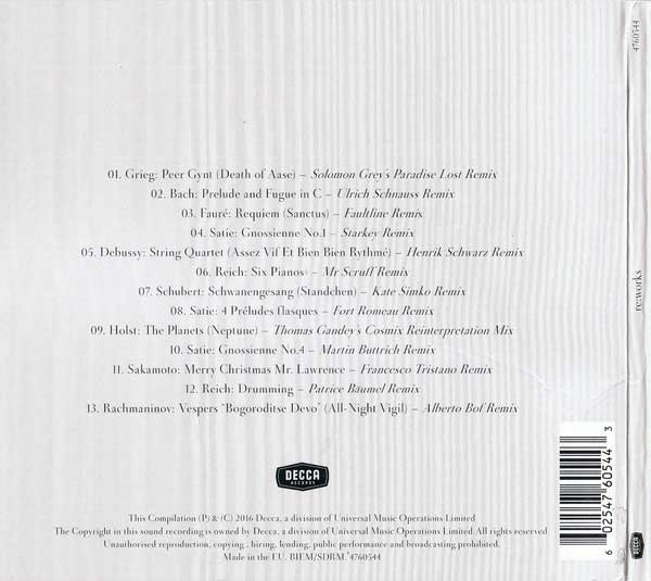 Various - re:works - UK CD - Back