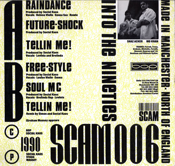 Social Kaos - Free-Style EP - 12" Single - back cover