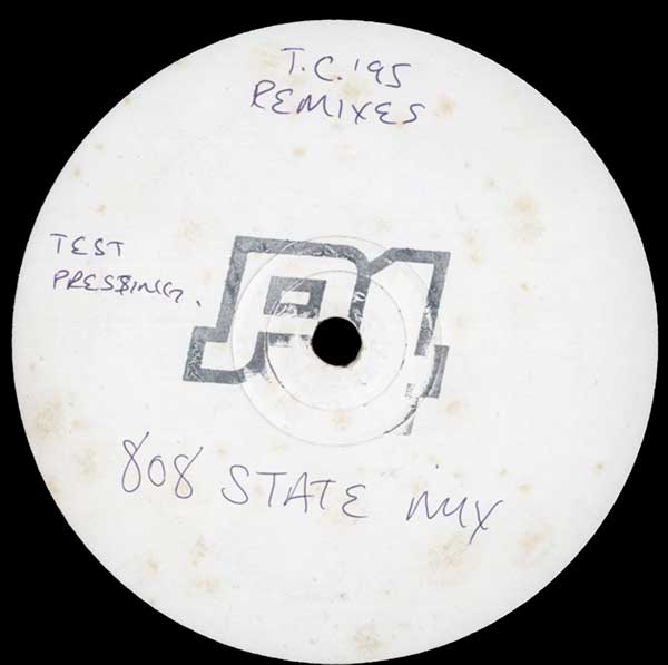 TC'95 - Just Get Up And Dance - UK 12" Test Pressing White-Label Promo Single - Side A