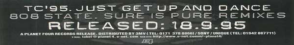 TC'95 - Just Get Up And Dance - UK Advert (Muzik, October 1995)