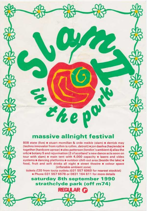 Sat 08:Sep - 808 State Live - Slam II In The Park, Strathclyde Park, Glasgow, Scotland