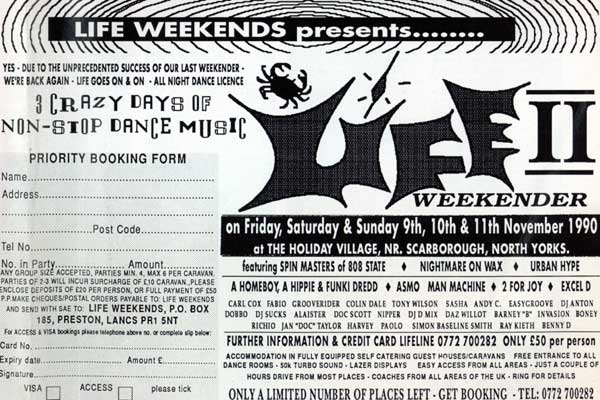 Fri/Sat/Sun 9/10/11:Nov - Spinmasters DJ - Life II Weekender, The Holiday Village, Nr. Scarborough, North Yorks., England