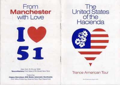Hacienda Tour - Sound Factory - USA - Programme
