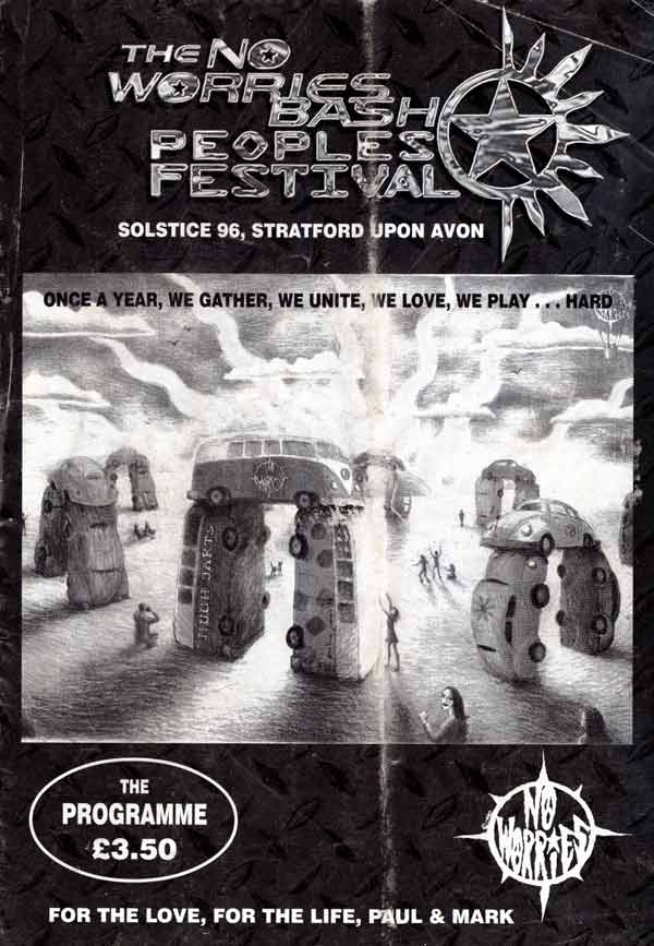 Sat 22:Jun - 808 State Live - Beetlebash '96, The No Worries Bash Peoples Festival, Stratford-Upon-Avon, Stafforshire, England