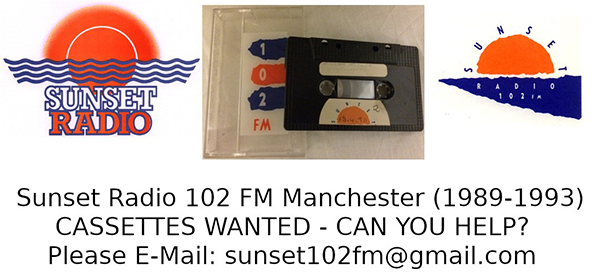 Sunset 102 FM cassettes wanted