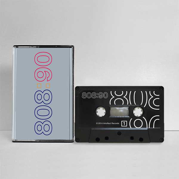 808 State - 90 Deluxe Edition - Black Arttofact Cassette - CA MC - front