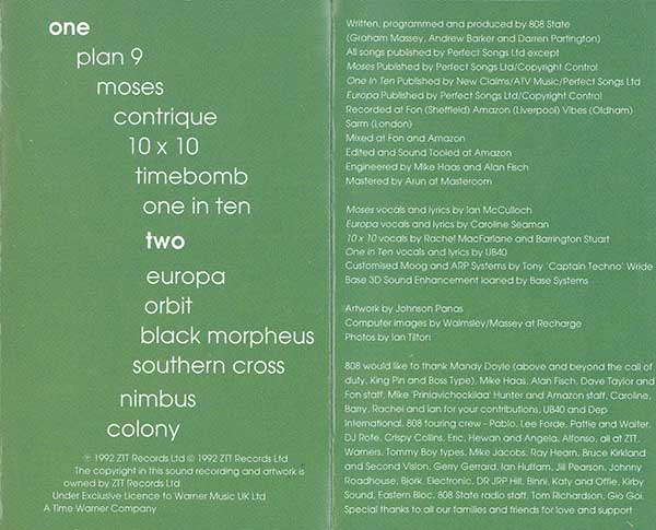 808 State - Gorgeous - Canadian Cassette - Side 1