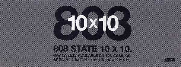 808 State - 10x10 - UK Advert - Mixmag Update #288 - 16th June 1993