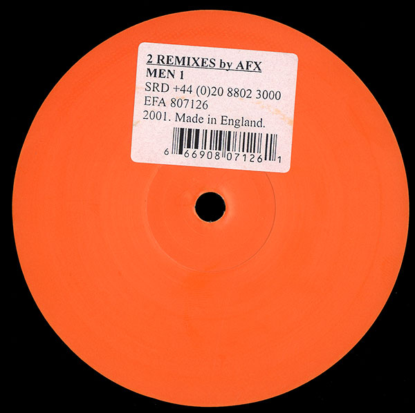 AFX - 2 Remixes By AFX - inc. 808 State 