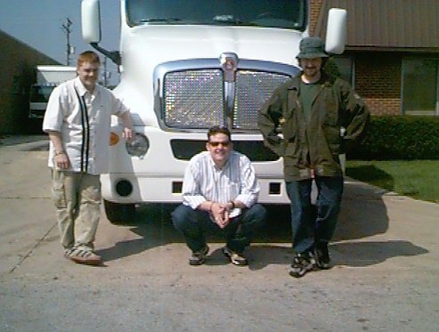 The truck driver and his mates