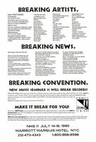 New Music Seminar, New York, USA, 1990