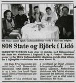 808 State & Bjork, Lido, Reykjavik, Iceland, 1991